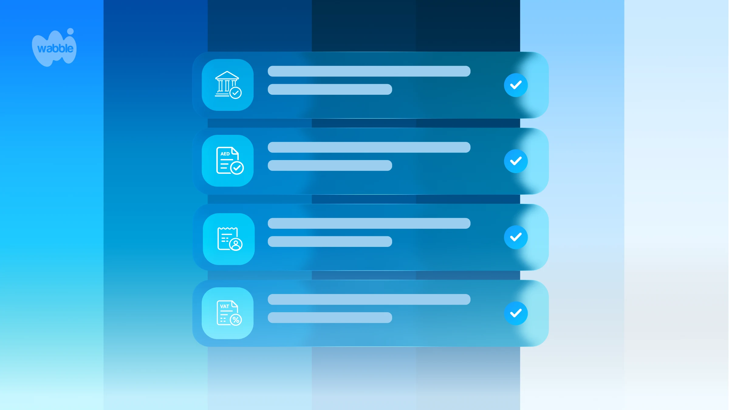 Illustration of a month end bookkeeping checklist with banking, invoicing, payroll, and VAT review tasks completed.